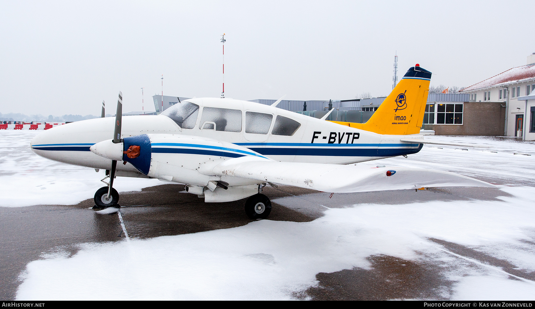 Aircraft Photo of F-BVTP | Piper PA-23-250 Aztec C | IMAO Aerial Survey-Lidar | AirHistory.net #233192