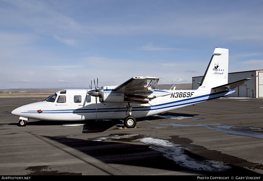 Aircraft Photo of N3869F | Aero Commander 690A Turbo Commander | Baker Aircraft | AirHistory.net #233214