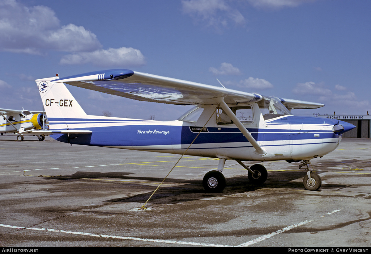 Aircraft Photo of CF-GEX | Cessna 150L | Toronto Airways | AirHistory.net #233222