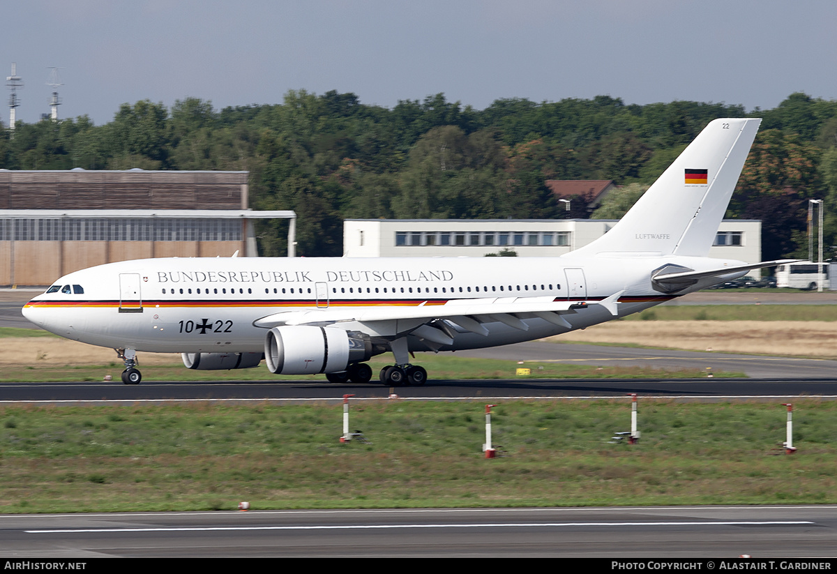 Aircraft Photo of 1022 | Airbus A310-304 | Germany - Air Force | AirHistory.net #233245