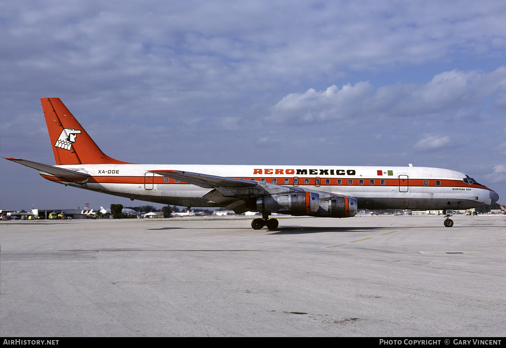 Aircraft Photo of XA-DOE | Douglas DC-8-51 | AeroMéxico | AirHistory.net #233247