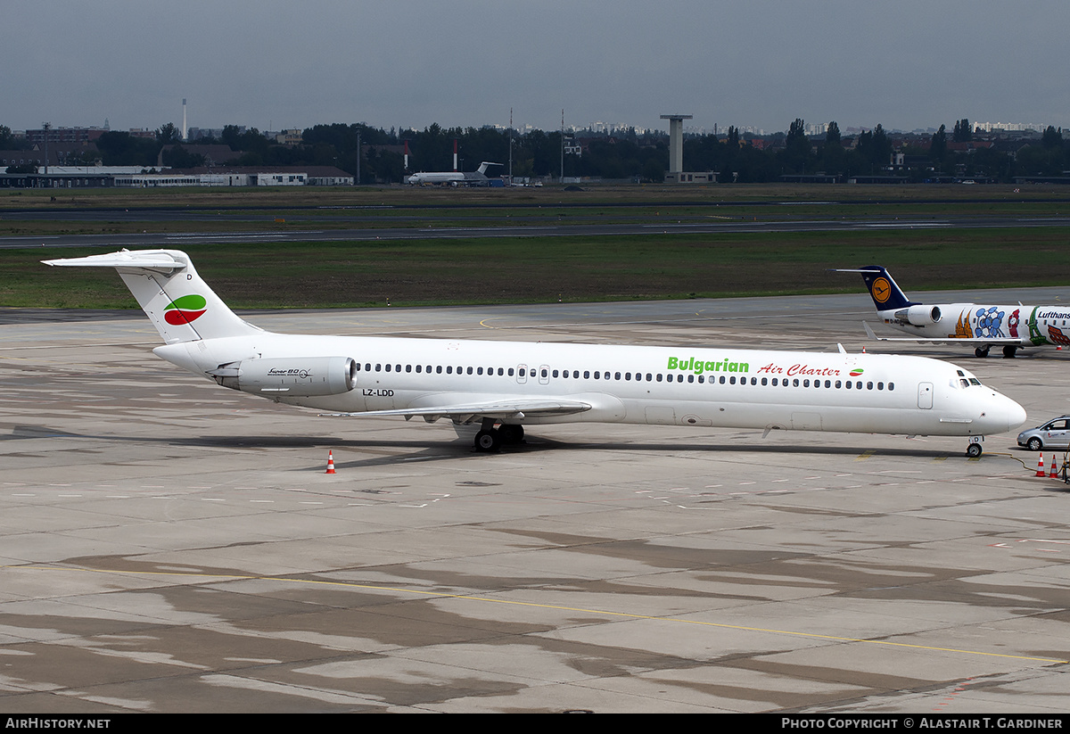 Aircraft Photo of LZ-LDD | McDonnell Douglas MD-82 (DC-9-82) | Bulgarian Air Charter | AirHistory.net #233251