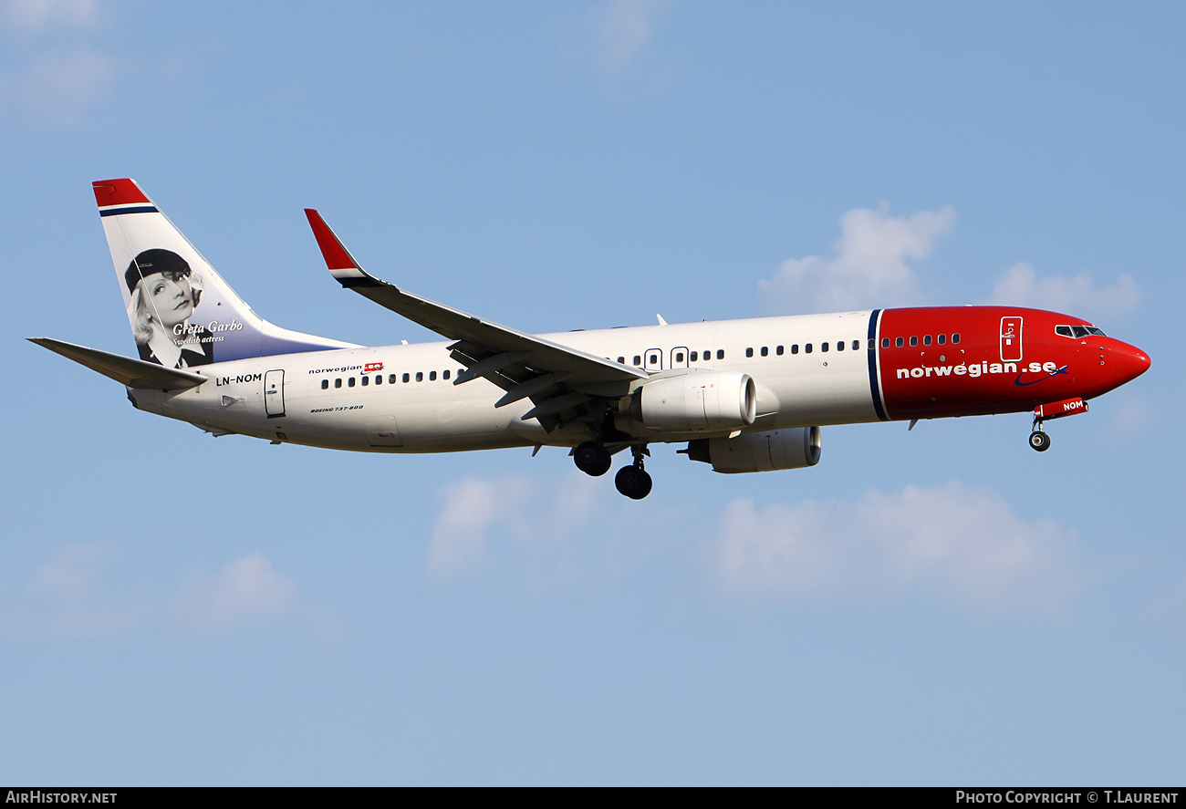 Aircraft Photo of LN-NOM | Boeing 737-86N | Norwegian | AirHistory.net #233257