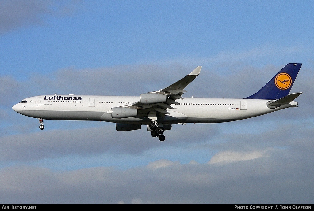 Aircraft Photo of D-AIMF | Airbus A340-311 | Lufthansa | AirHistory.net #233271