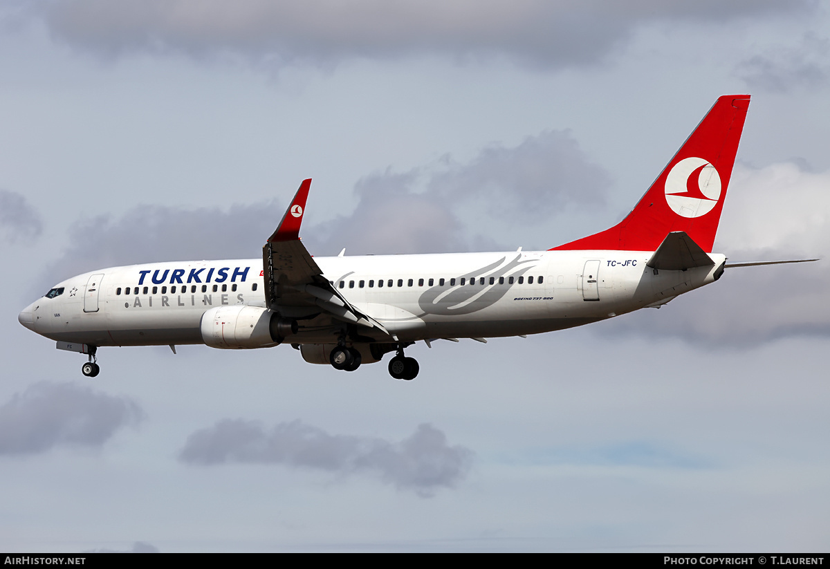 Aircraft Photo of TC-JFC | Boeing 737-8F2 | Turkish Airlines | AirHistory.net #233288