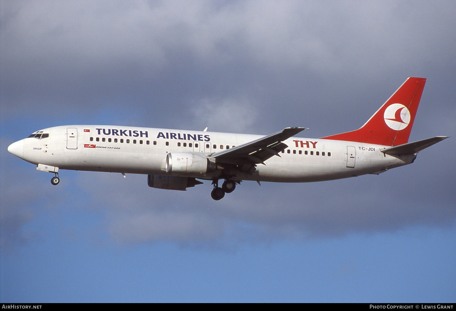 Aircraft Photo of TC-JDI | Boeing 737-4Q8 | THY Türk Hava Yolları - Turkish Airlines | AirHistory.net #233318