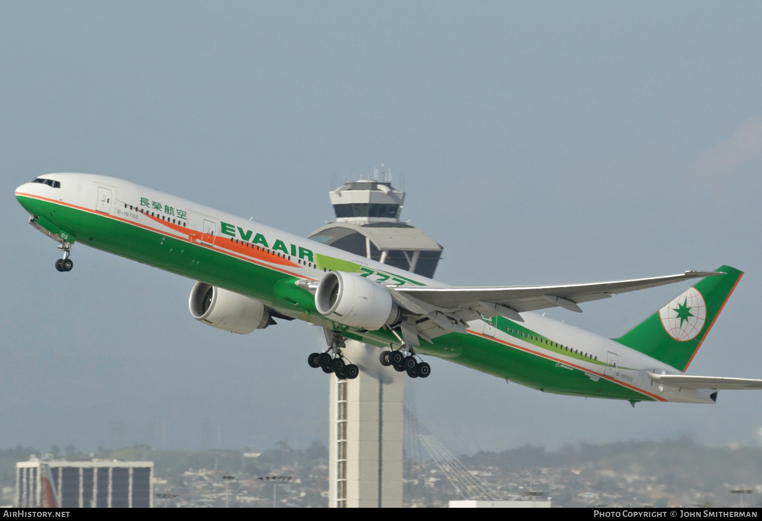 Aircraft Photo of B-16703 | Boeing 777-35E/ER | EVA Air | AirHistory.net #233349