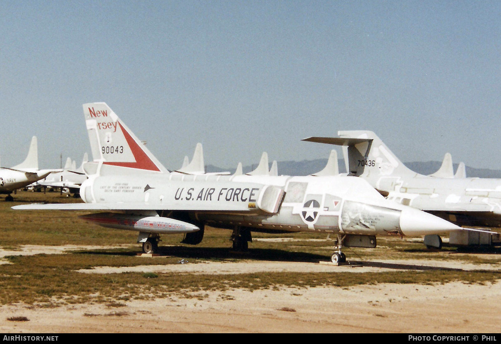 Aircraft Photo of 59-0043 / 90043 | Convair F-106A Delta Dart | USA - Air Force | AirHistory.net #233363