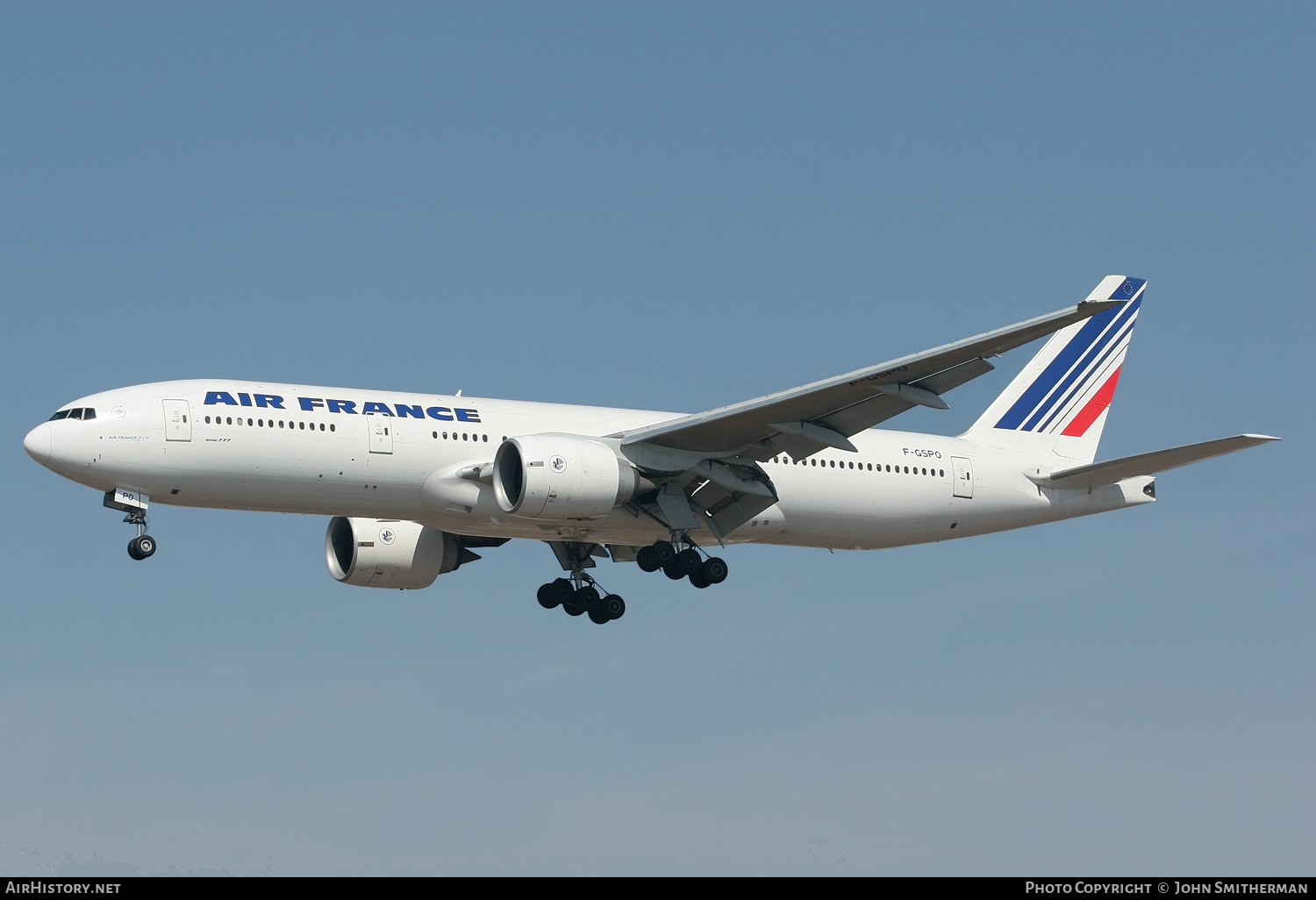 Aircraft Photo of F-GSPO | Boeing 777-228/ER | Air France | AirHistory.net #233392