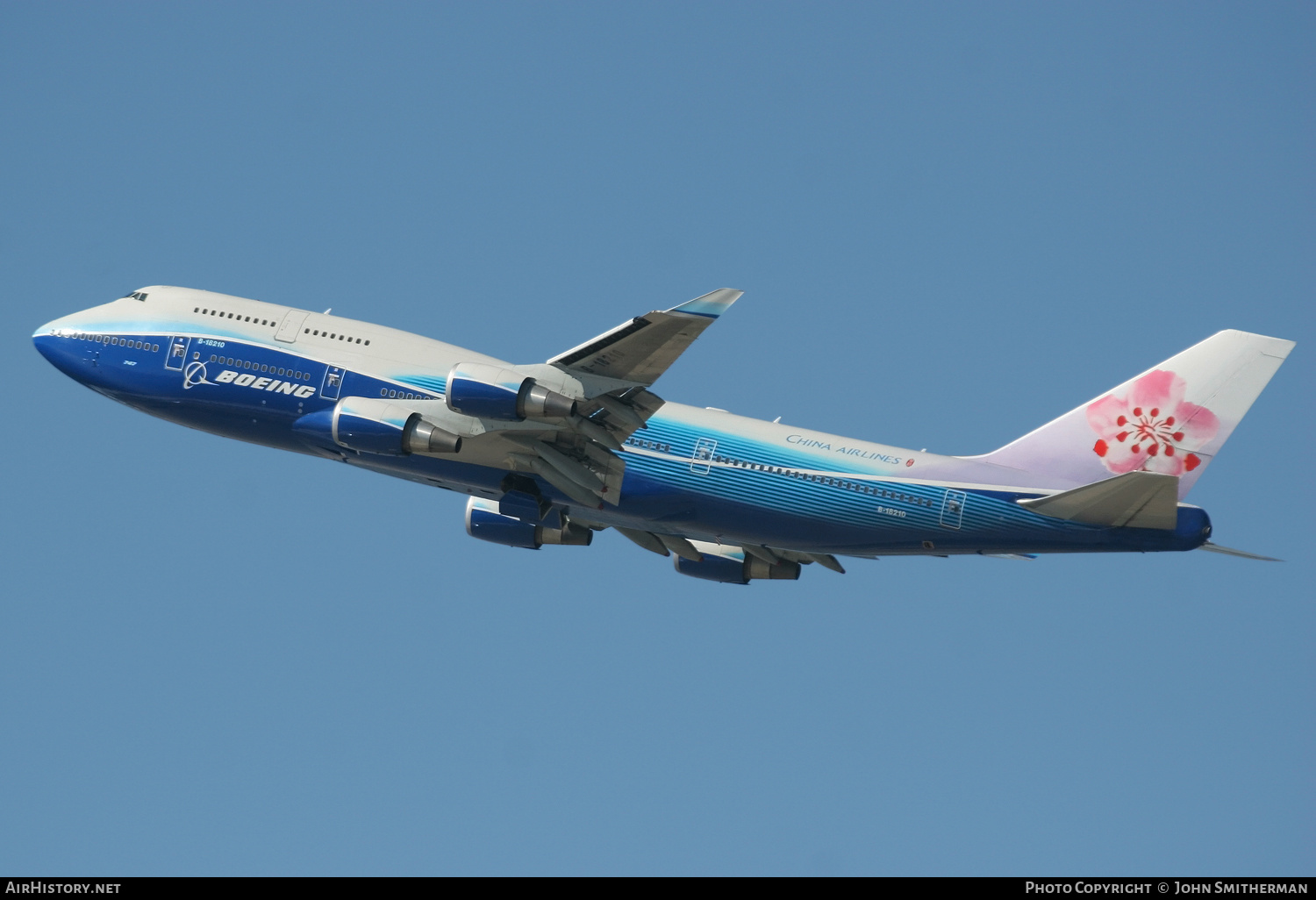 Aircraft Photo of B-18210 | Boeing 747-409 | China Airlines | AirHistory.net #233402