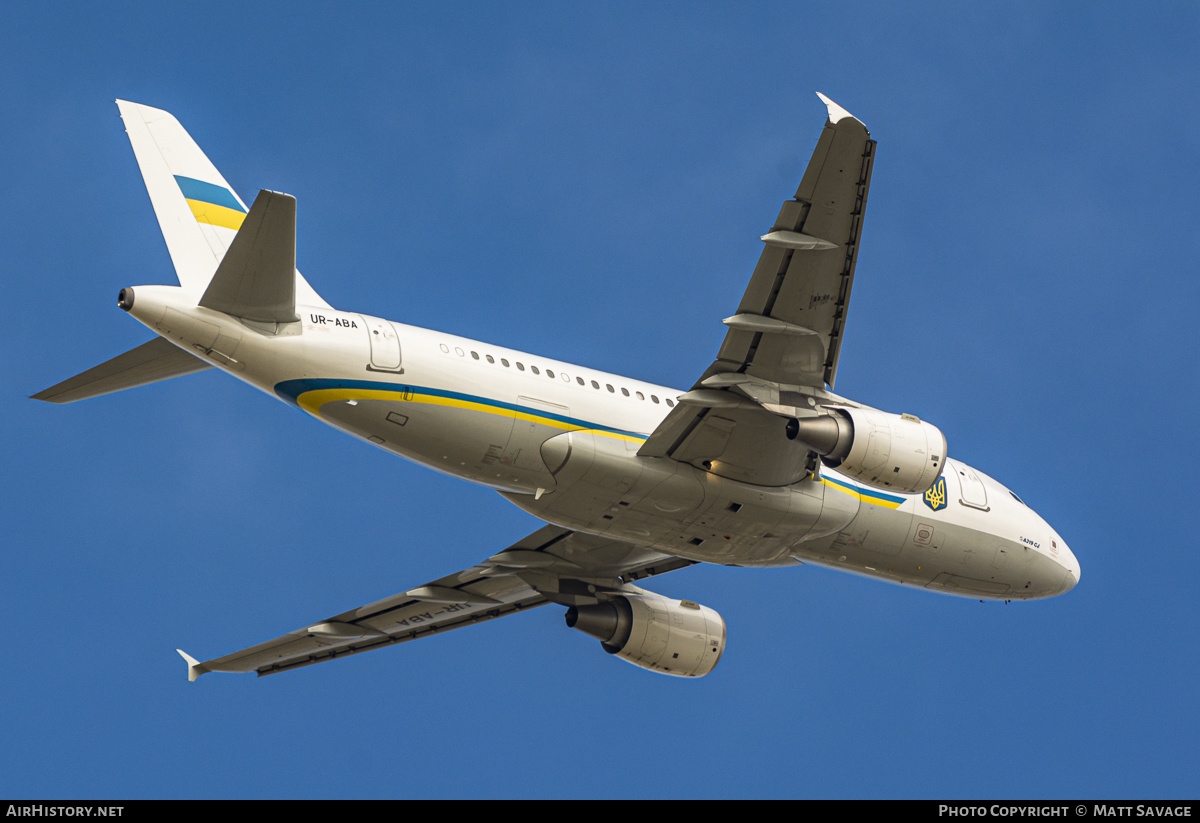 Aircraft Photo of UR-ABA | Airbus ACJ319 (A319-115/CJ) | Ukraine Government | AirHistory.net #233423