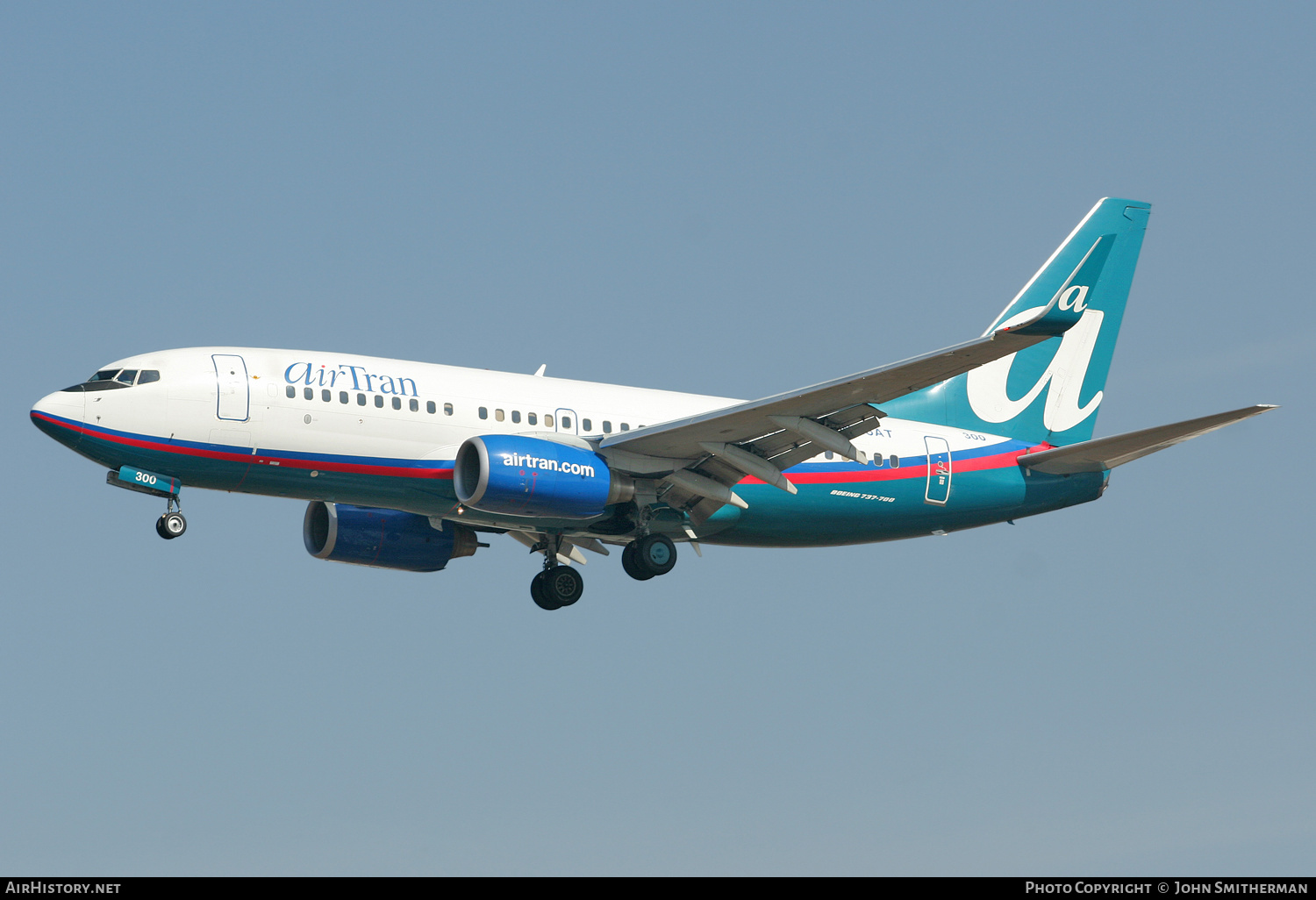 Aircraft Photo of N300AT | Boeing 737-7BD | AirTran | AirHistory.net #233424
