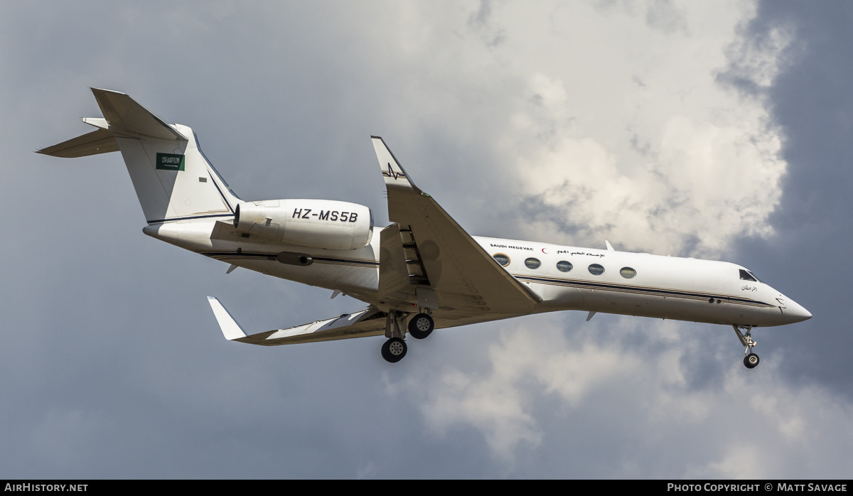 Aircraft Photo of HZ-MS5B | Gulfstream Aerospace G-V Gulfstream V | Saudi Medevac | AirHistory.net #233425