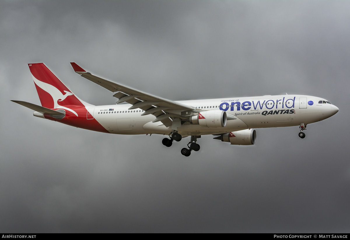 Aircraft Photo of VH-EBV | Airbus A330-202 | Qantas | AirHistory.net #233442