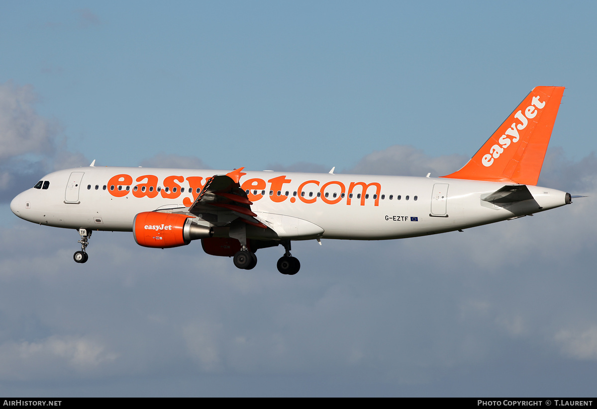 Aircraft Photo of G-EZTF | Airbus A320-214 | EasyJet | AirHistory.net #233447