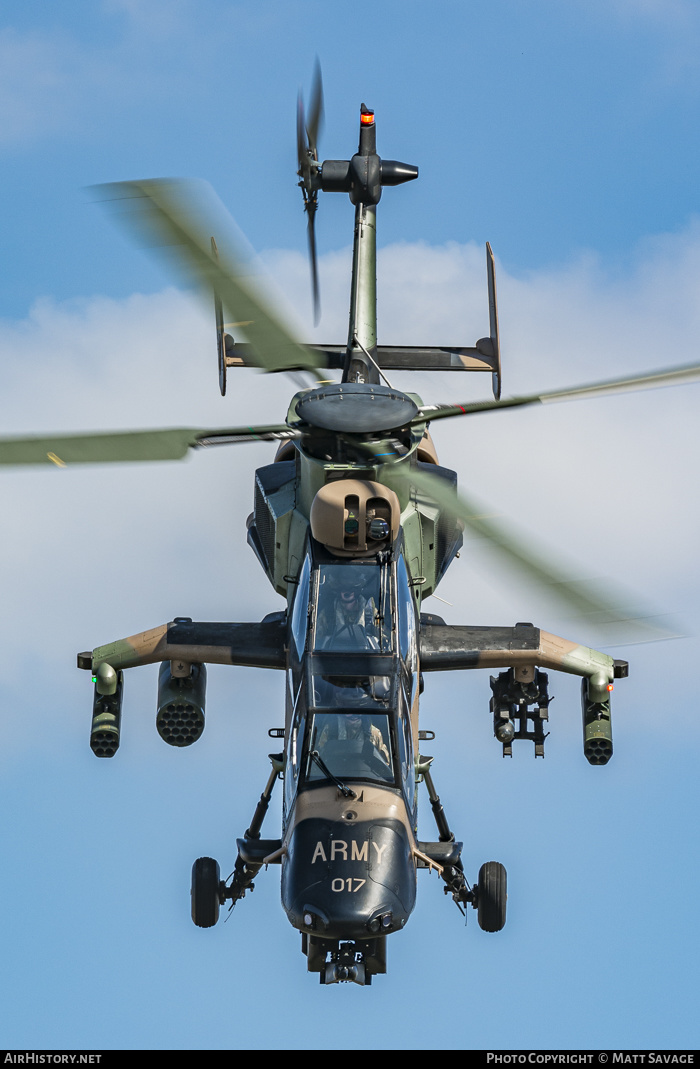 Aircraft Photo of A38-017 | Eurocopter EC-665 Tiger ARH | Australia - Army | AirHistory.net #233448