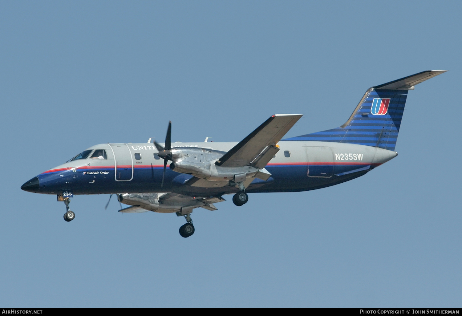 Aircraft Photo of N235SW | Embraer EMB-120 Brasilia | United Express | AirHistory.net #233475