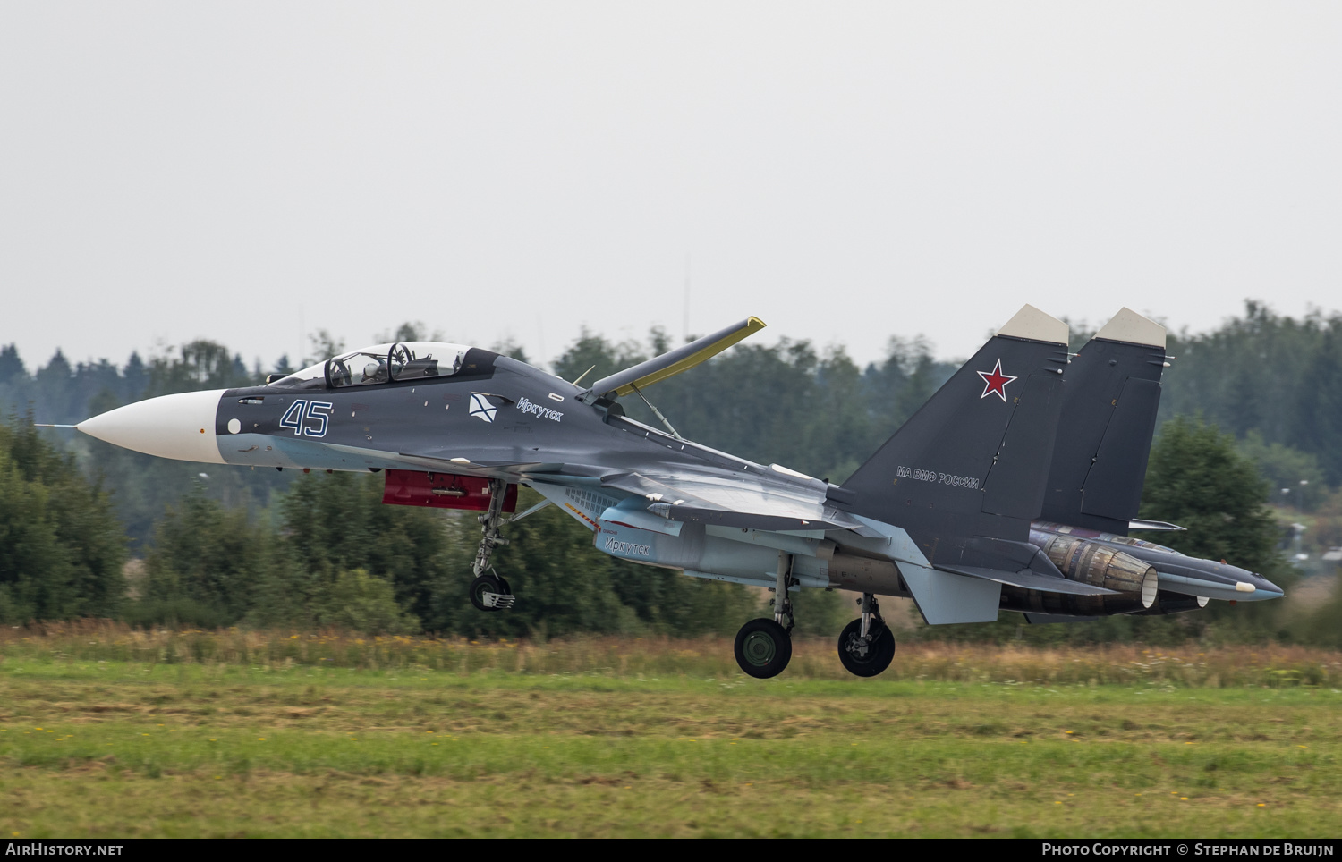Aircraft Photo of 45 blue | Sukhoi Su-30SM | Russia - Navy | AirHistory.net #233485