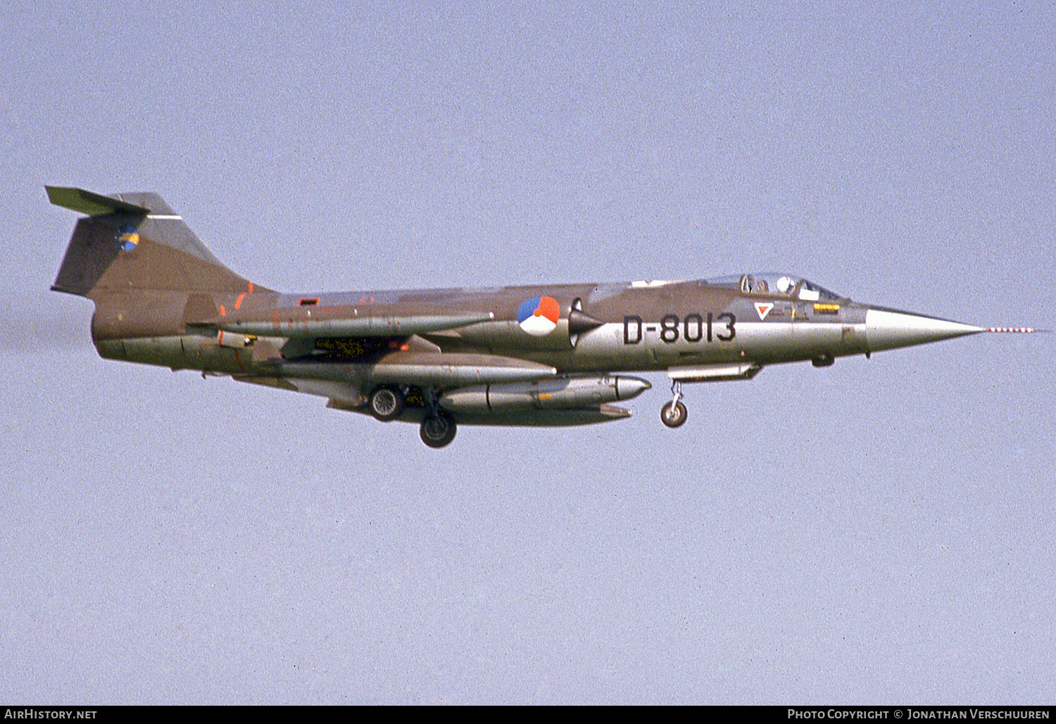 Aircraft Photo of D-8013 | Lockheed RF-104G Starfighter | Netherlands - Air Force | AirHistory.net #233489