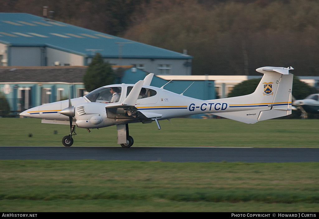 Aircraft Photo of G-CTCD | Diamond DA42 Twin Star | CTC Aviation Group | AirHistory.net #233510