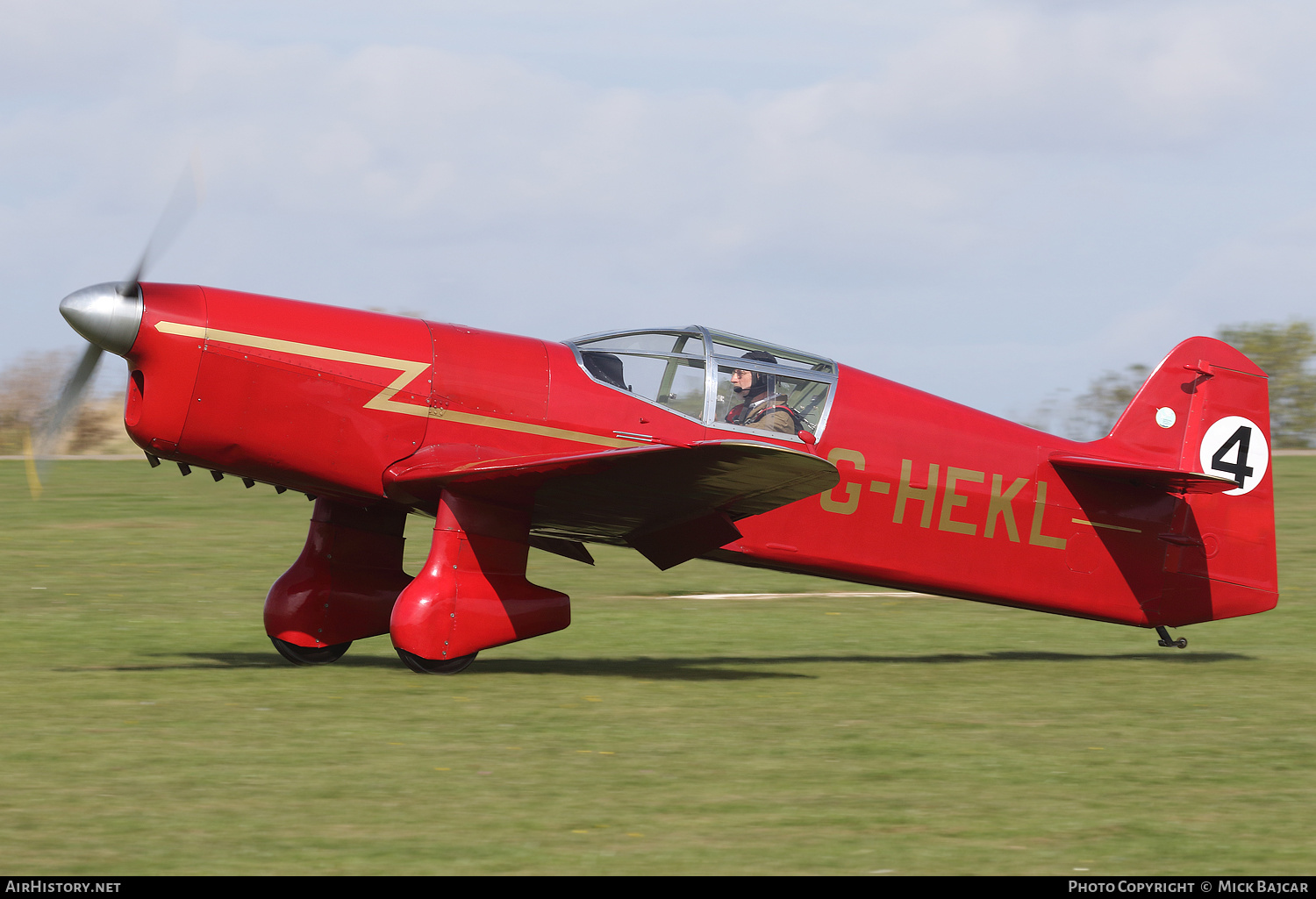 Aircraft Photo of G-HEKL | Percival E.2 Replica Mew Gull | AirHistory.net #233524