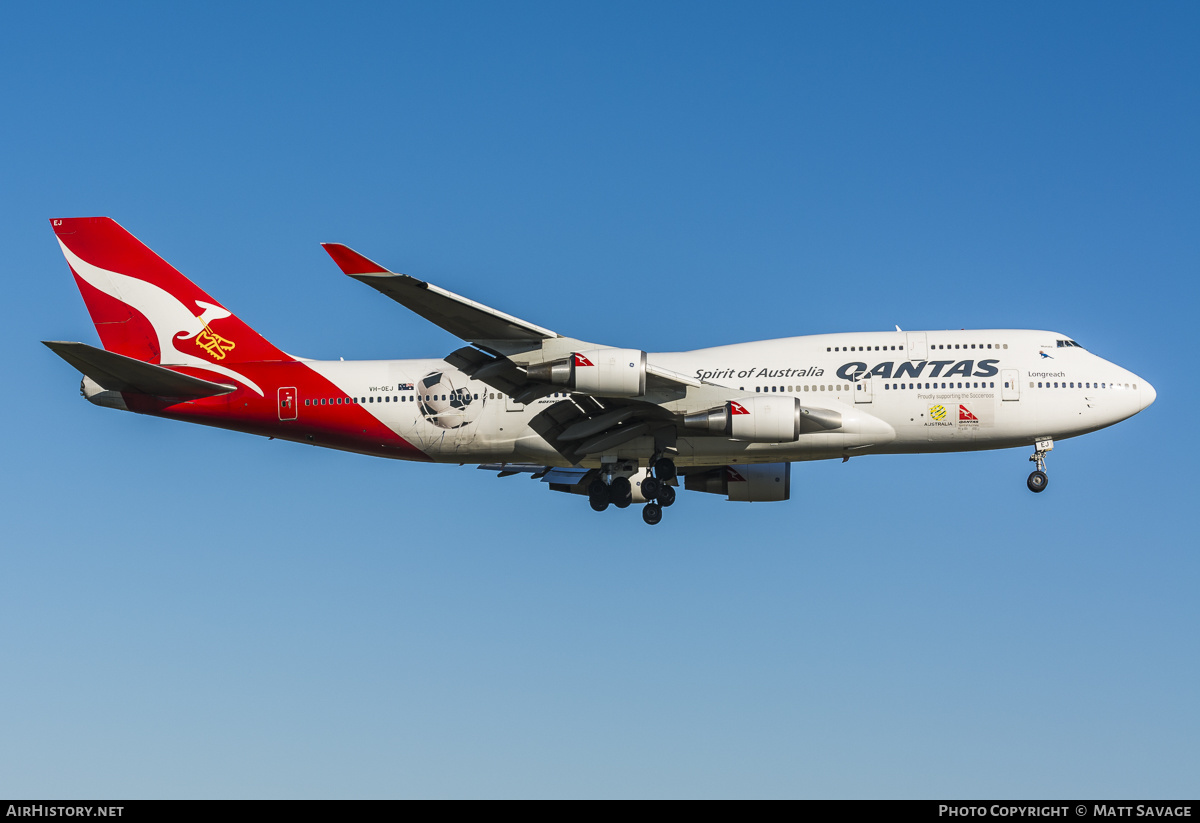 Aircraft Photo of VH-OEJ | Boeing 747-438/ER | Qantas | AirHistory.net #233531