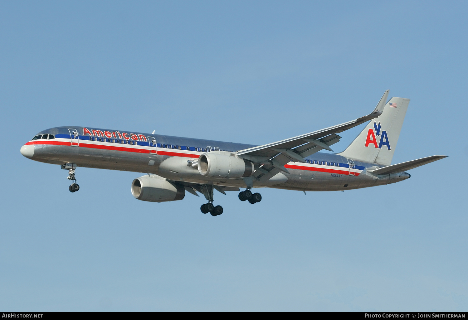 Aircraft Photo of N194AA | Boeing 757-223 | American Airlines | AirHistory.net #233546