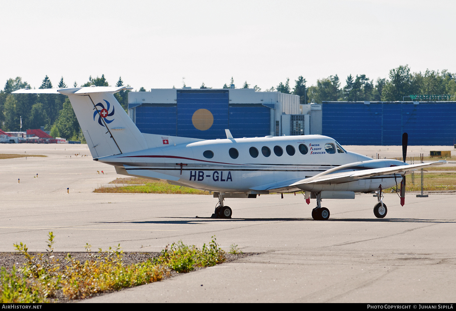 Aircraft Photo of HB-GLA | Beech B200 Super King Air | Swiss Flight Services | AirHistory.net #233548
