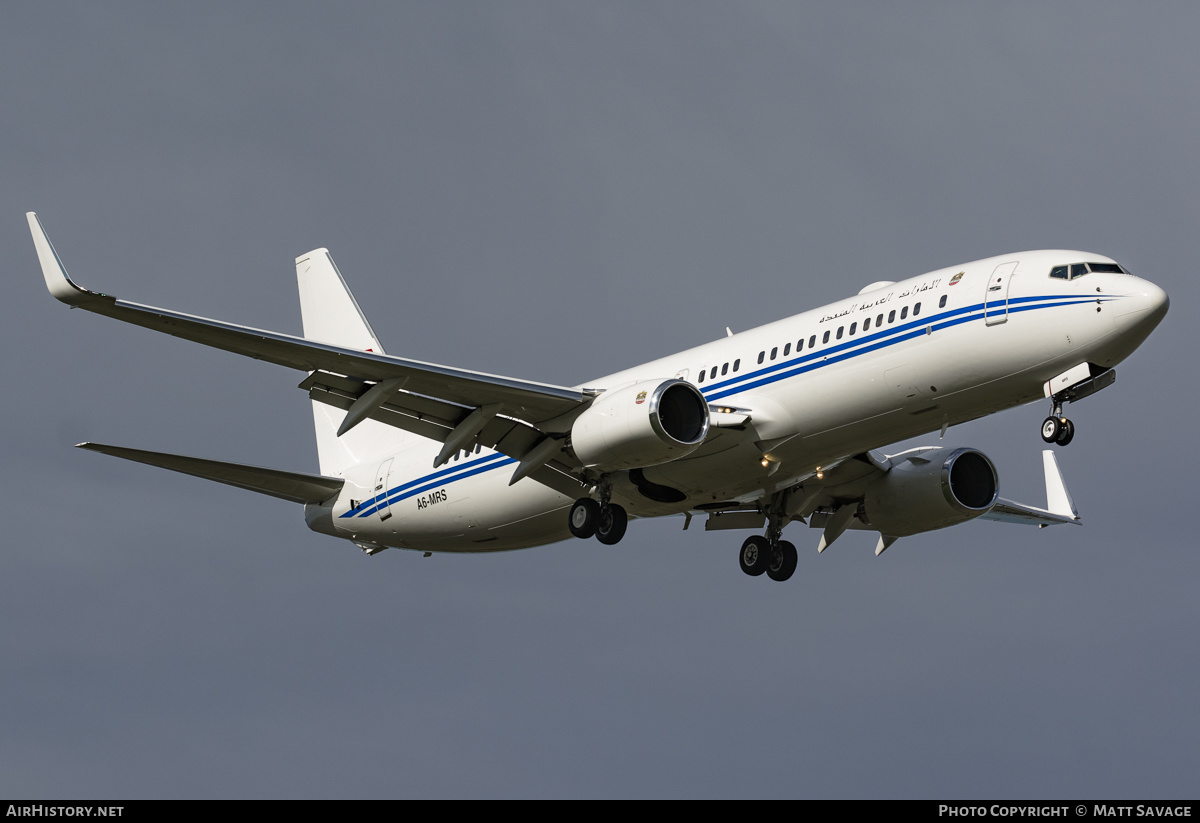 Aircraft Photo of A6-MRS | Boeing 737-8E0 BBJ2 | United Arab Emirates Government | AirHistory.net #233557