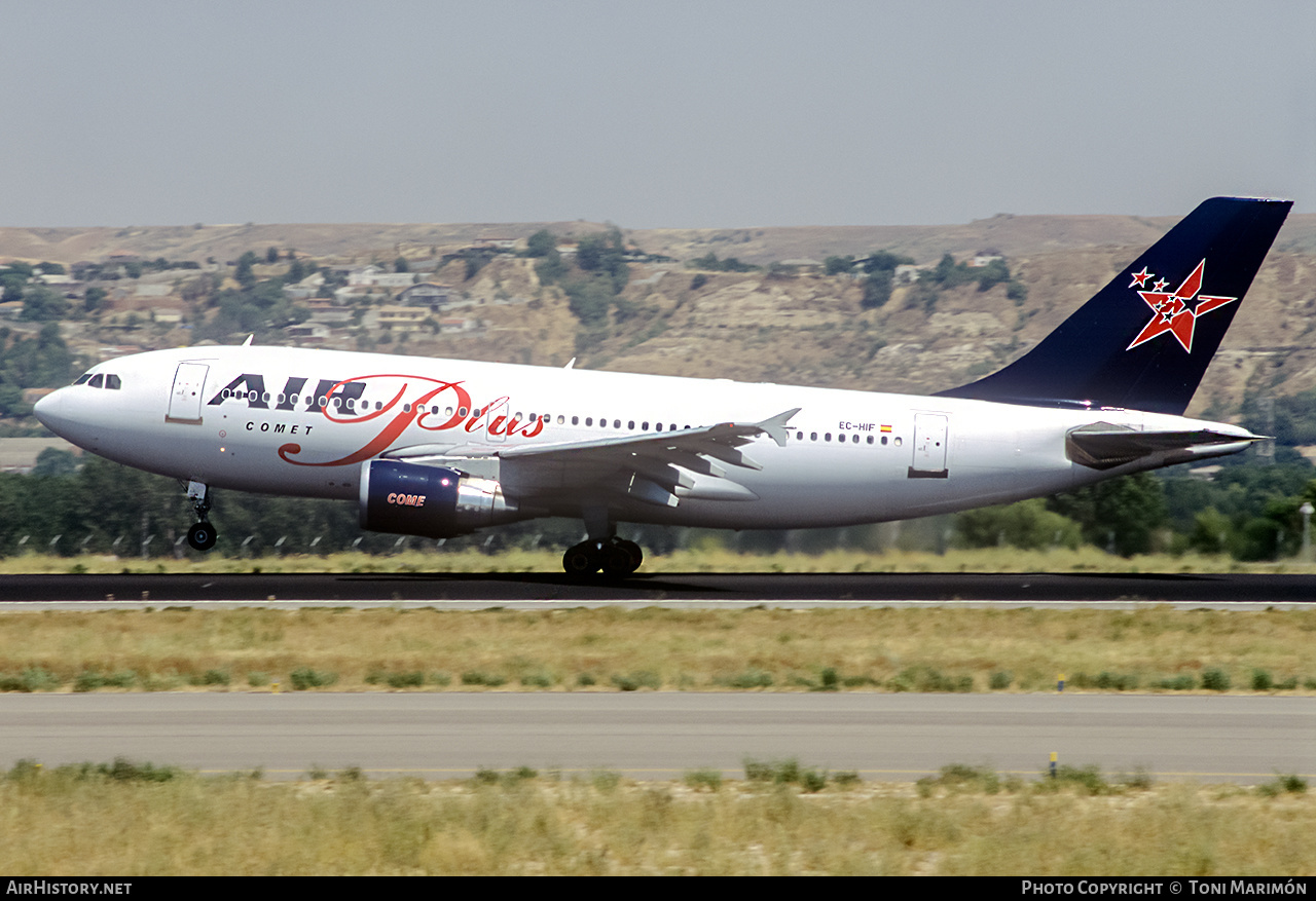 Aircraft Photo of EC-HIF | Airbus A310-325/ET | Air Plus Comet | AirHistory.net #233580