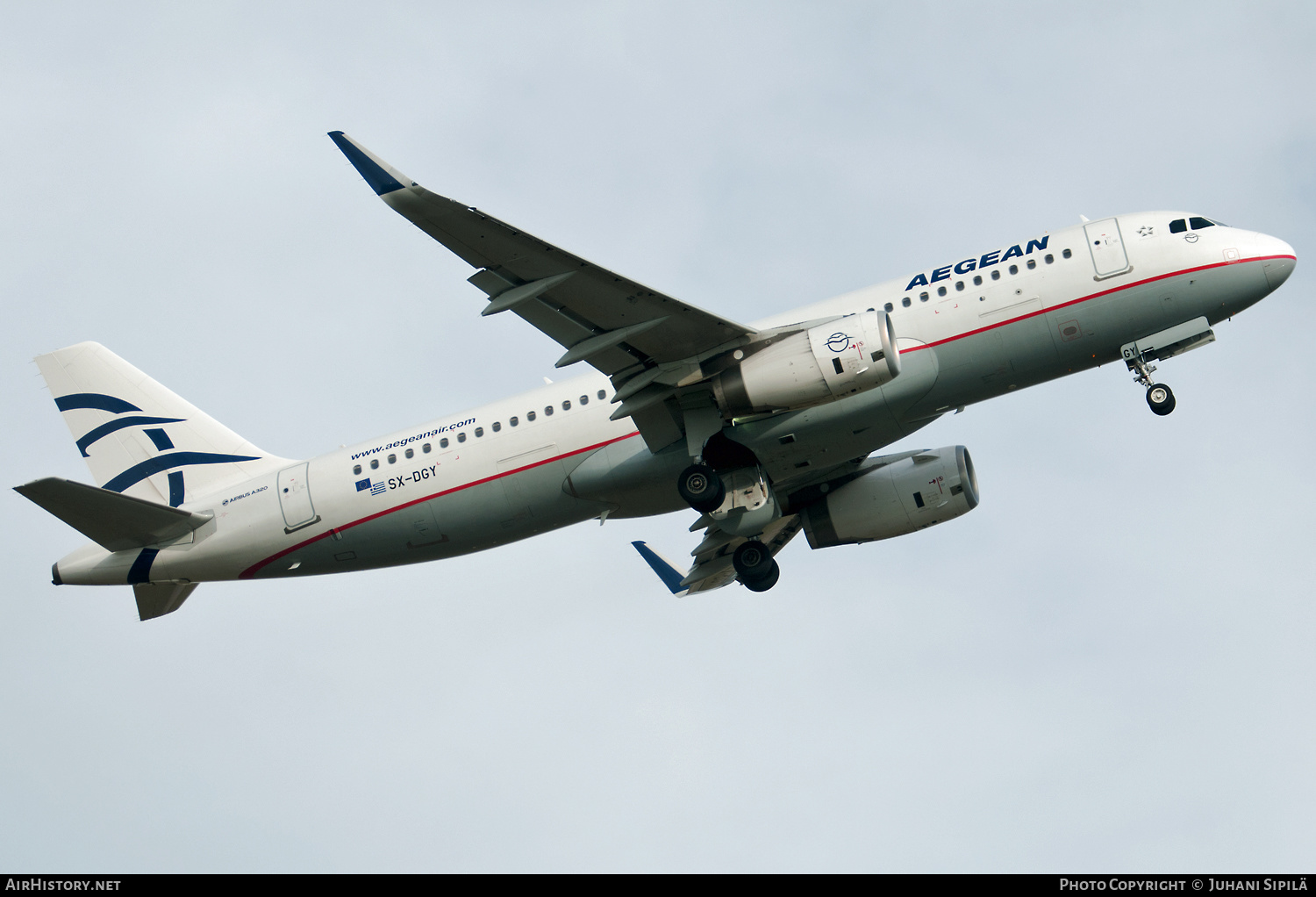 Aircraft Photo of SX-DGY | Airbus A320-232 | Aegean Airlines | AirHistory.net #233586