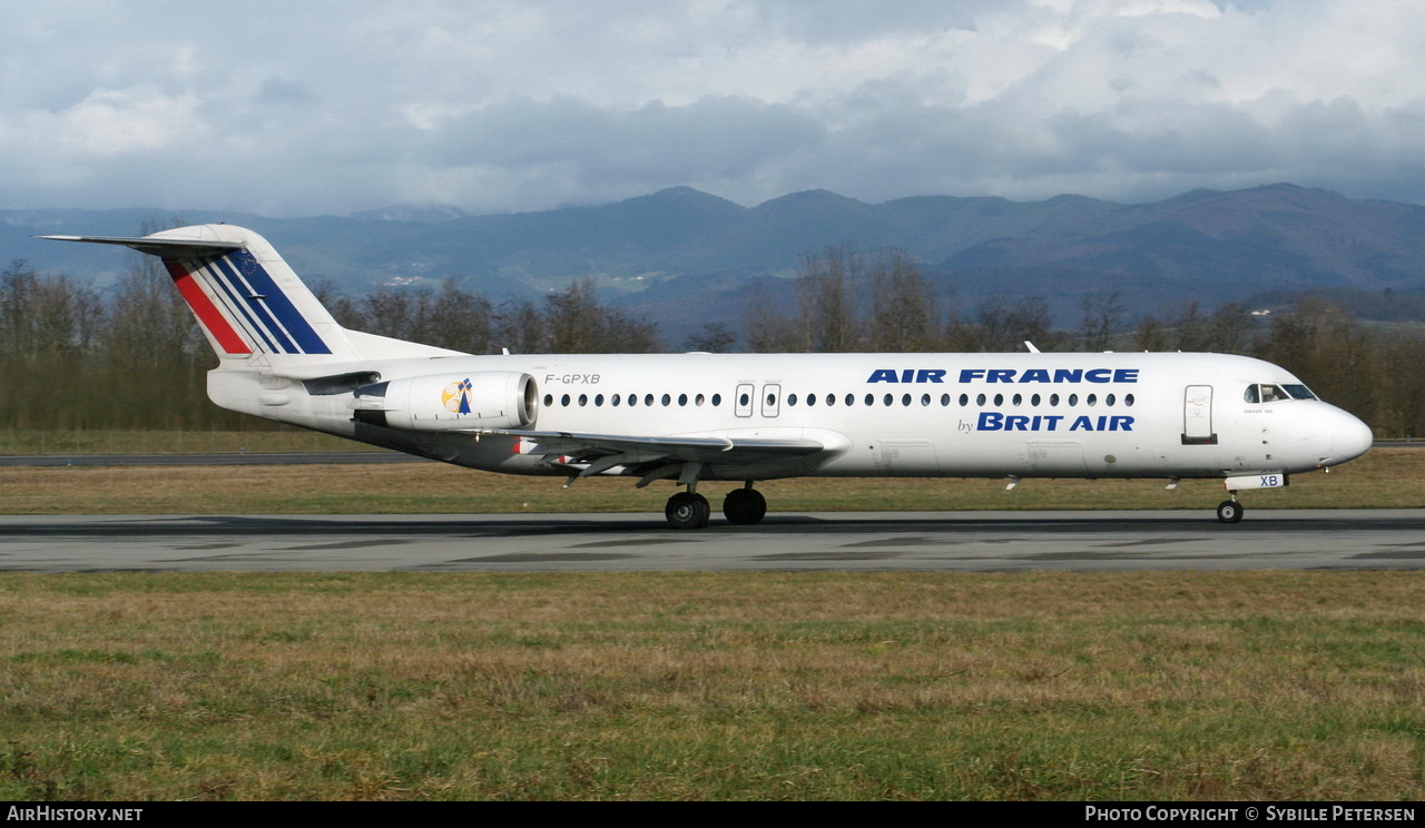 Aircraft Photo of F-GPXB | Fokker 100 (F28-0100) | Air France | AirHistory.net #233592