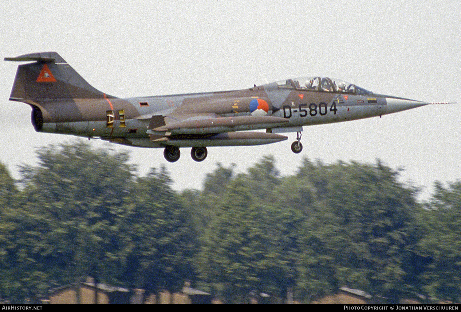 Aircraft Photo of D-5804 | Lockheed TF-104G Starfighter | Netherlands - Air Force | AirHistory.net #233622