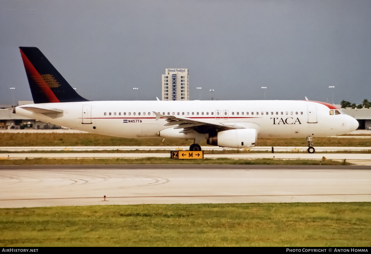 Aircraft Photo of N457TA | Airbus A320-233 | TACA - Transportes Aéreos Centro Americanos | AirHistory.net #233629
