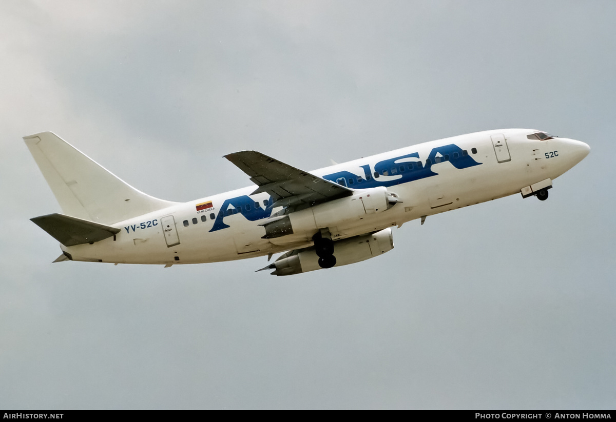 Aircraft Photo of YV-52C | Boeing 737-236/Adv | Avensa - Aerovías Venezolanas | AirHistory.net #233635