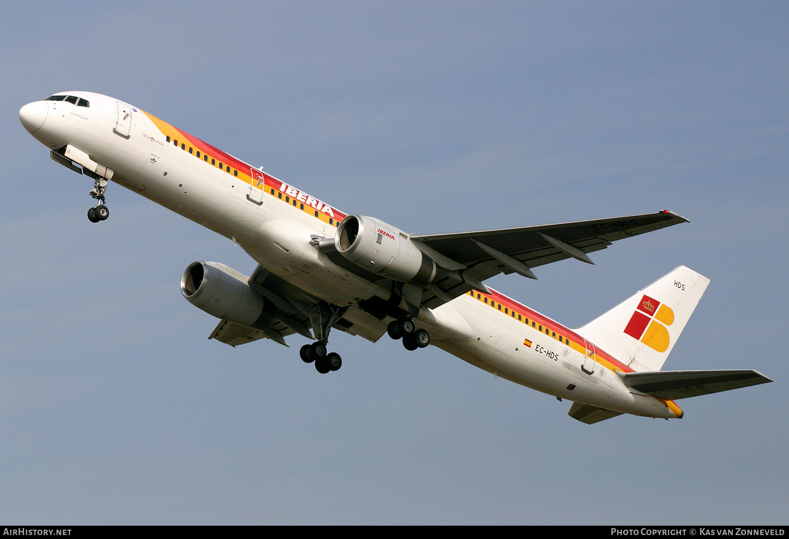 Aircraft Photo of EC-HDS | Boeing 757-256 | Iberia | AirHistory.net #233656