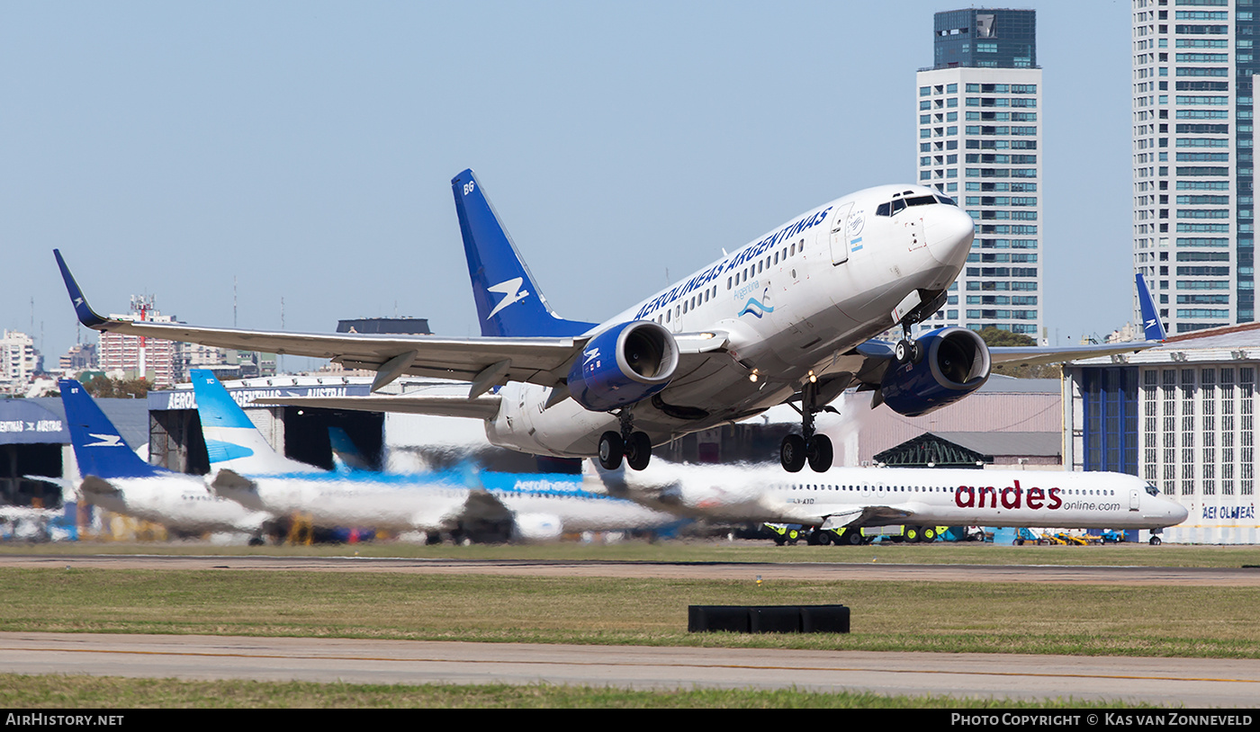 Aircraft Photo of LV-CBG | Boeing 737-73V | Aerolíneas Argentinas | AirHistory.net #233657