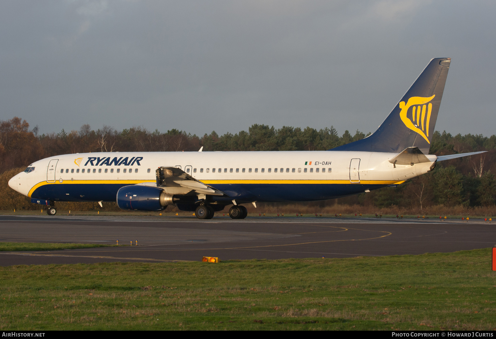 Aircraft Photo of EI-DAH | Boeing 737-8AS | Ryanair | AirHistory.net #233674