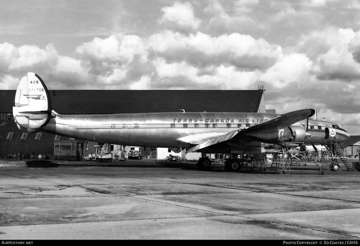 Aircraft Photo of CF-TGE | Lockheed L-1049G Super Constellation | Trans-Canada Air Lines - TCA | AirHistory.net #233688