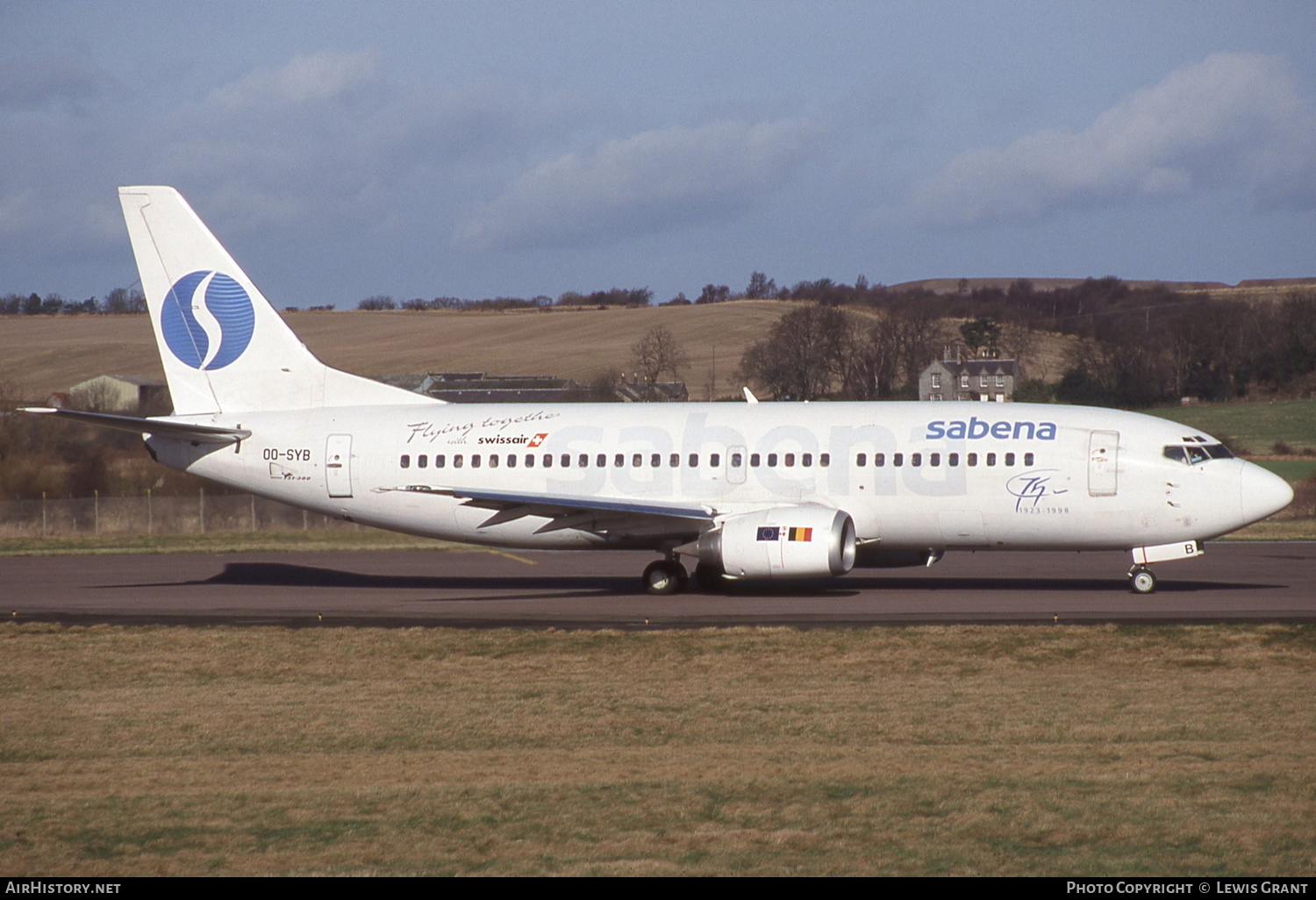 Aircraft Photo of OO-SYB | Boeing 737-329 | Sabena | AirHistory.net #233691