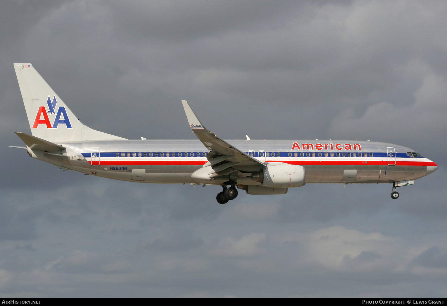 Aircraft Photo of N863NN | Boeing 737-823 | American Airlines | AirHistory.net #233713