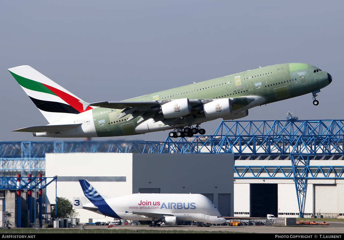 Aircraft Photo of F-WWSE | Airbus A380-861 | Emirates | AirHistory.net #233718