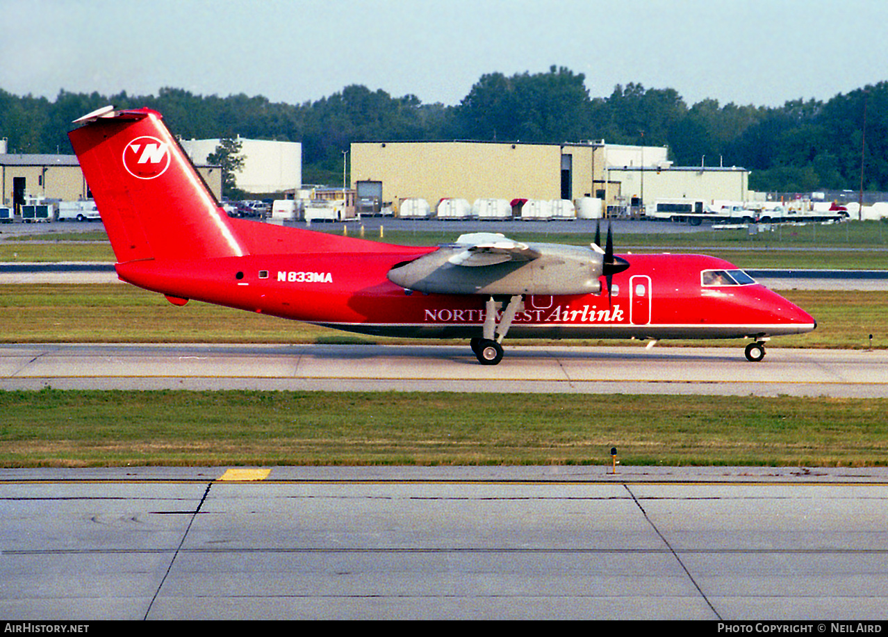 Aircraft Photo of N833MA | De Havilland Canada DHC-8-102 Dash 8 | Northwest Airlink | AirHistory.net #233825