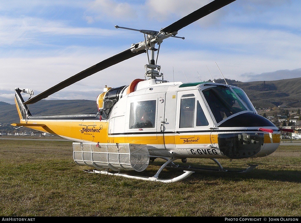Aircraft Photo of C-GVEG | Bell 204B | Yellowhead Helicopters | AirHistory.net #233838