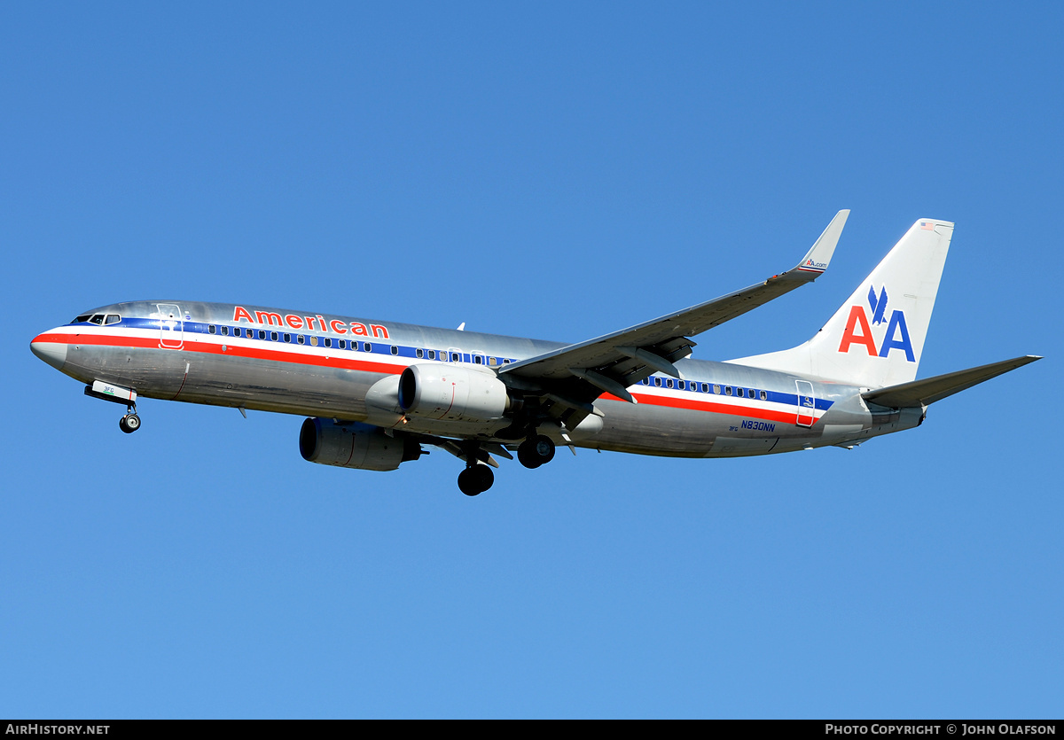 Aircraft Photo of N830NN | Boeing 737-823 | American Airlines | AirHistory.net #233842