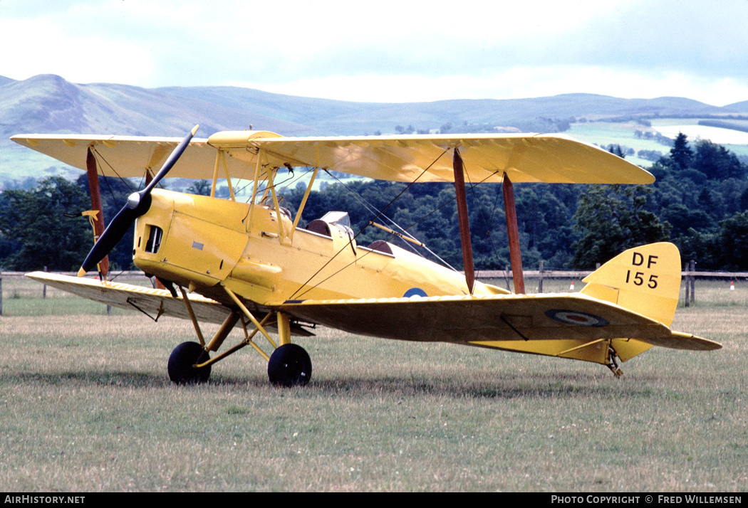 Aircraft Photo of G-ANFV / DF155 | De Havilland D.H. 82A Tiger Moth II | UK - Air Force | AirHistory.net #233859
