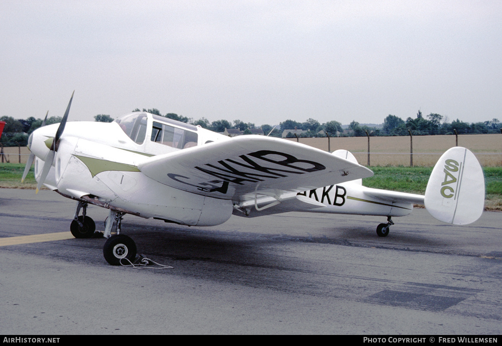 Aircraft Photo of G-AKKB | Miles M.65 Gemini 1A | SAC Design Engineering | AirHistory.net #233864