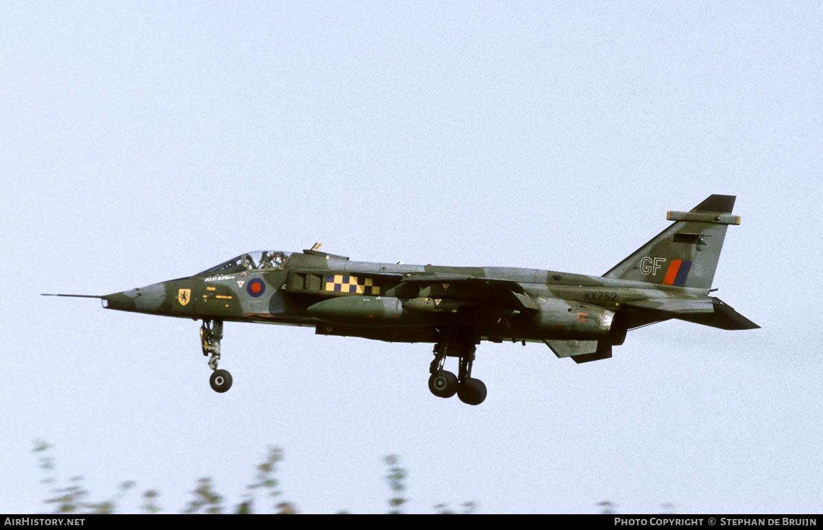 Aircraft Photo of XX752 | Sepecat Jaguar GR1 | UK - Air Force | AirHistory.net #233884