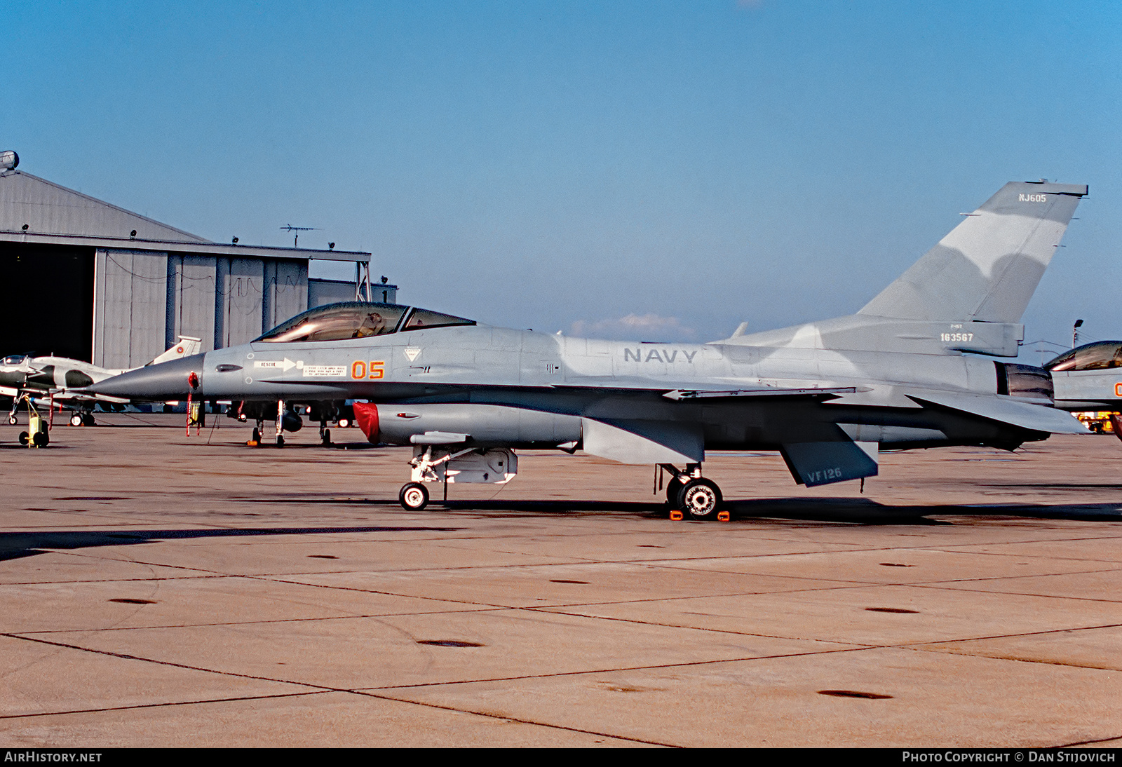 Aircraft Photo of 163567 | General Dynamics F-16N Fighting Falcon | USA - Navy | AirHistory.net #233904