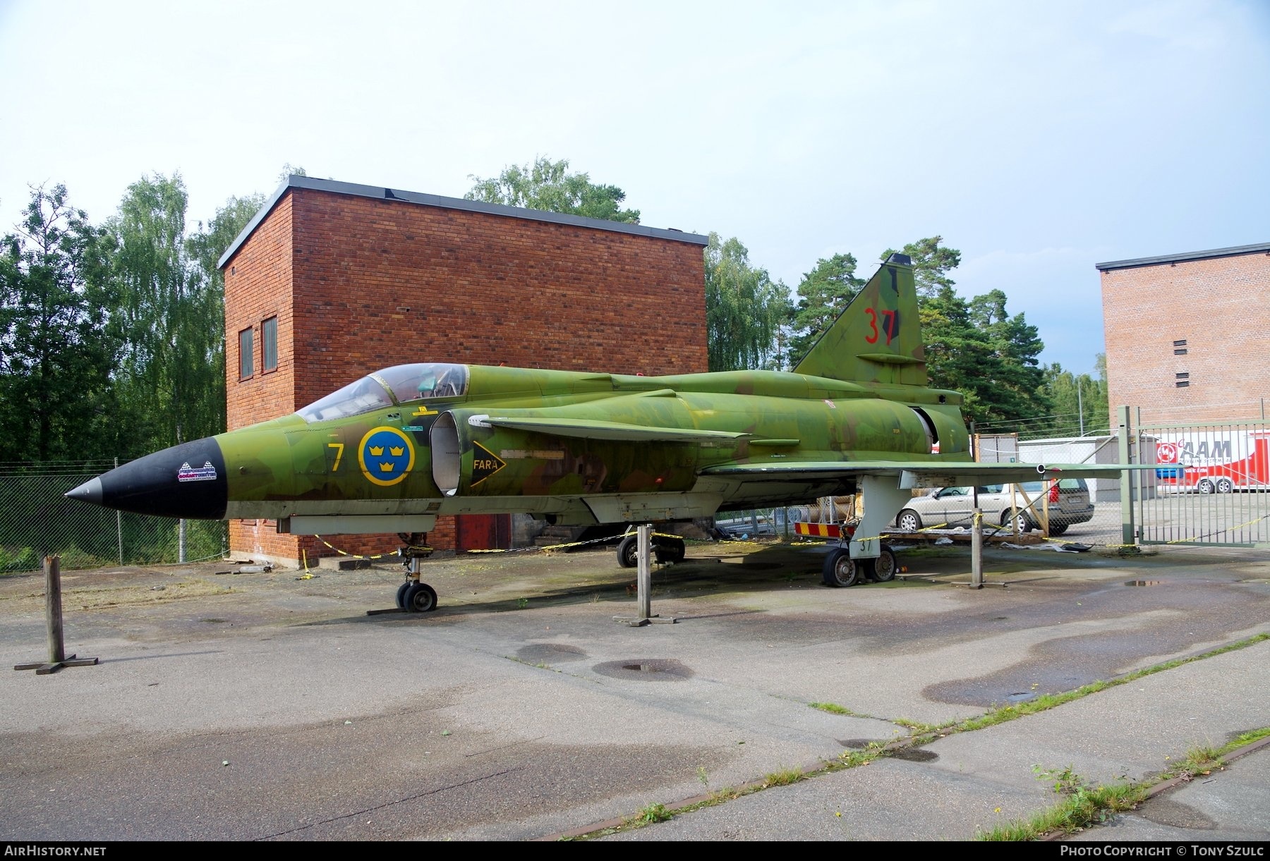 Aircraft Photo of 37034 | Saab AJ37 Viggen | Sweden - Air Force | AirHistory.net #233907